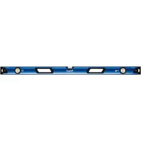 Empire Level Magnetic 48" Long 3 Vial Box Beam Level Metal, Blue, 1 Level & 2 Plumb Vials EM75.48