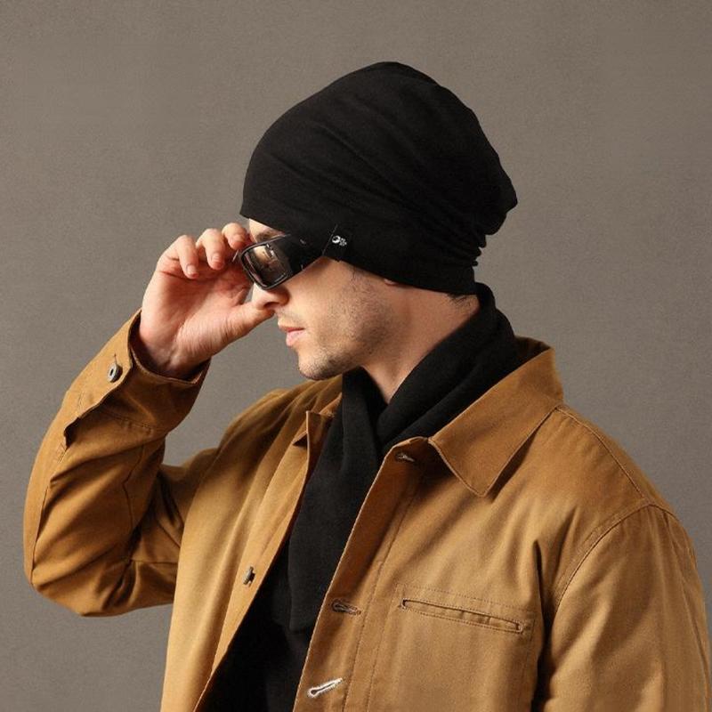 High elasticity universal head circumference，UnisexSpring and Autumn Outdoor Cycling Warm Headwrap Hat with Ear Protection,  Antistatic Couple Gift