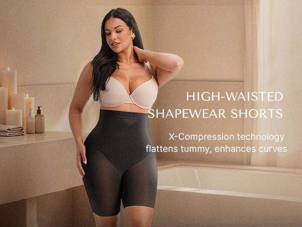 SHAPELLX BOOT-YEAH MeshSmooth X-Compression Tummy Control Hip-Lifting All-Day Shaping High-Waist Mid Leg Thigh Shaping Breathable Mesh Short SHAPELLX BOOT-YEAH MeshSmooth X-Compression Tummy Control Hip-Lifting All-Day Shaping High-Waist Mid Leg Thigh Shaping Breathable Mesh Short