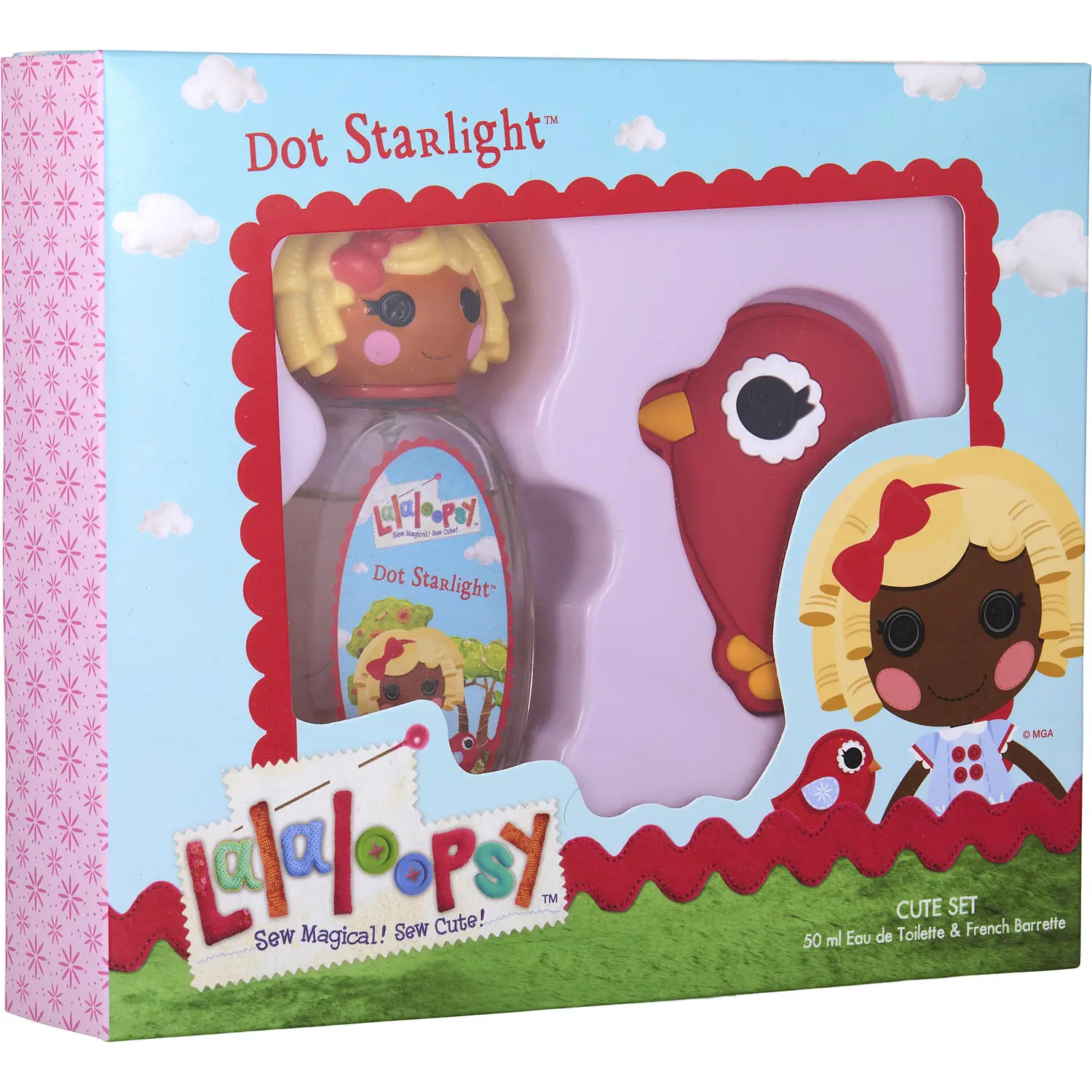 Lalaoopsy Dot Starlight Set-Edt Spray 1.7 Oz & Hair Clip For Women