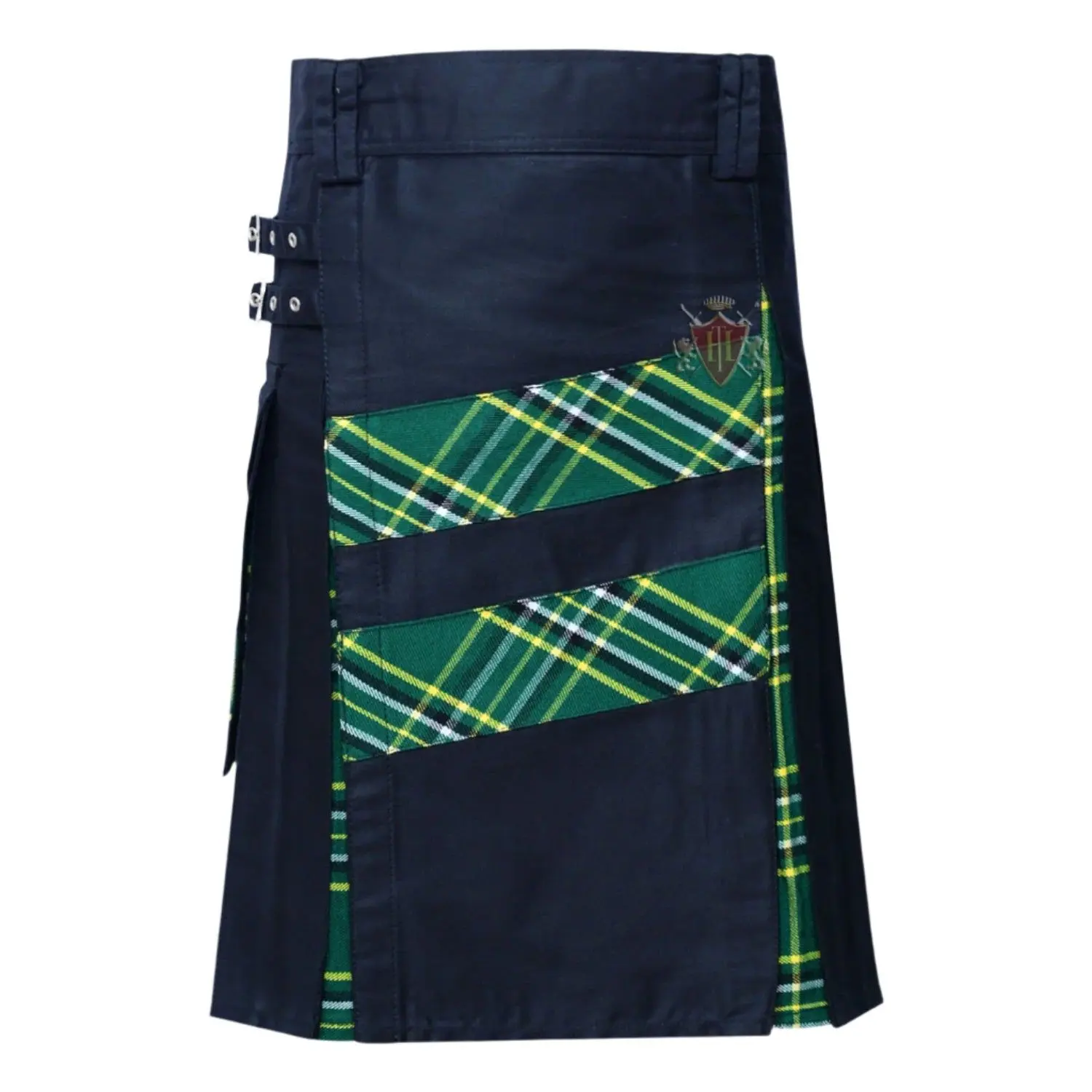 Men's Modern Irish National Dark Hybrid Kilt