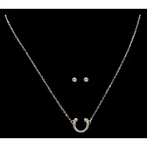 Silver Strike Horseshoe 2 pc Set