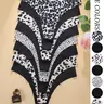 Women's Solid & Leopard Print Fitted Soft Stretch Panties Set, Seamless Knickers, Comfortable Skin-Friendly V-Shape Waist Design Elastic Knit Underwear, Casual Comfy Stretchy Panty, 8 Pieces