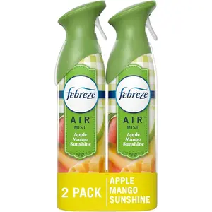 Air Freshener Spray, Odor-Fighting Room Spray, Apple Mango Sunshine Scent, 8.8oz, 2 Pack