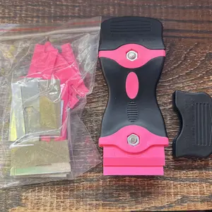 Multipurpose Scraper Tools, Ideal Double-edged Design Scraper Removal Tool with 20 Extra Blades, Suitable for Removing Paint, Stickers, Adhesives and Labels