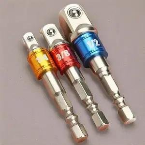 High Quality Cr-V Steel Socket Adapter, Impact Socket Extension Tool, High Speed Nut Driver Socket Adapter, Power Tool Accessories, Wrench Extend Rod, Wrench Extension, Heavy Duty Tool, Hex Bit Socket