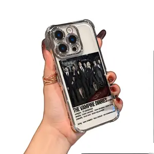 Popular The Vampire Diaries TV Show Phone Case Compatible with for iPhone 17 16 15 14 13 12 11 Pro Max Plus, Shockproof Transparent Soft Back Cover.