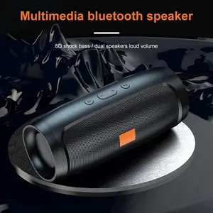 Dual Stereo Bluetooth Speaker Portable Wireless Subwoofer TF USB FM Radio Outdoor channel Audio amplifier Player