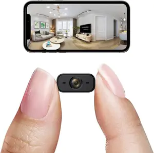 X6 Portable Wireless Cameras for Home Mini Hidden Camera Indoor Camera with 1080P HD and Night Vision for Home Security, Room, Pet, Baby Portable