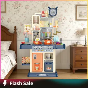 kitchen play set | King Size Pretend Play Kitchen Toys for Kids | Realistic Cooking Set with Sound for Toddlers & Young Children | Fun & Interactive Play for Imagination & Learning christmas gifts for 10–12 girls