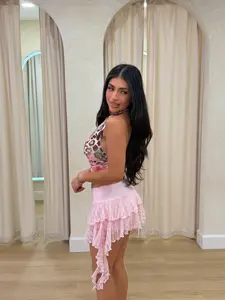 Cynthia Ruffle Skirt (Pink)✨