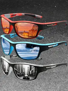 3 pcs of the latest model camouflage sports sunglasses,with multiple color options to meet different needs,using UV400 protective lenses,fashionable men's and women's styles,perfect choice for outdoor activities,high-quality design