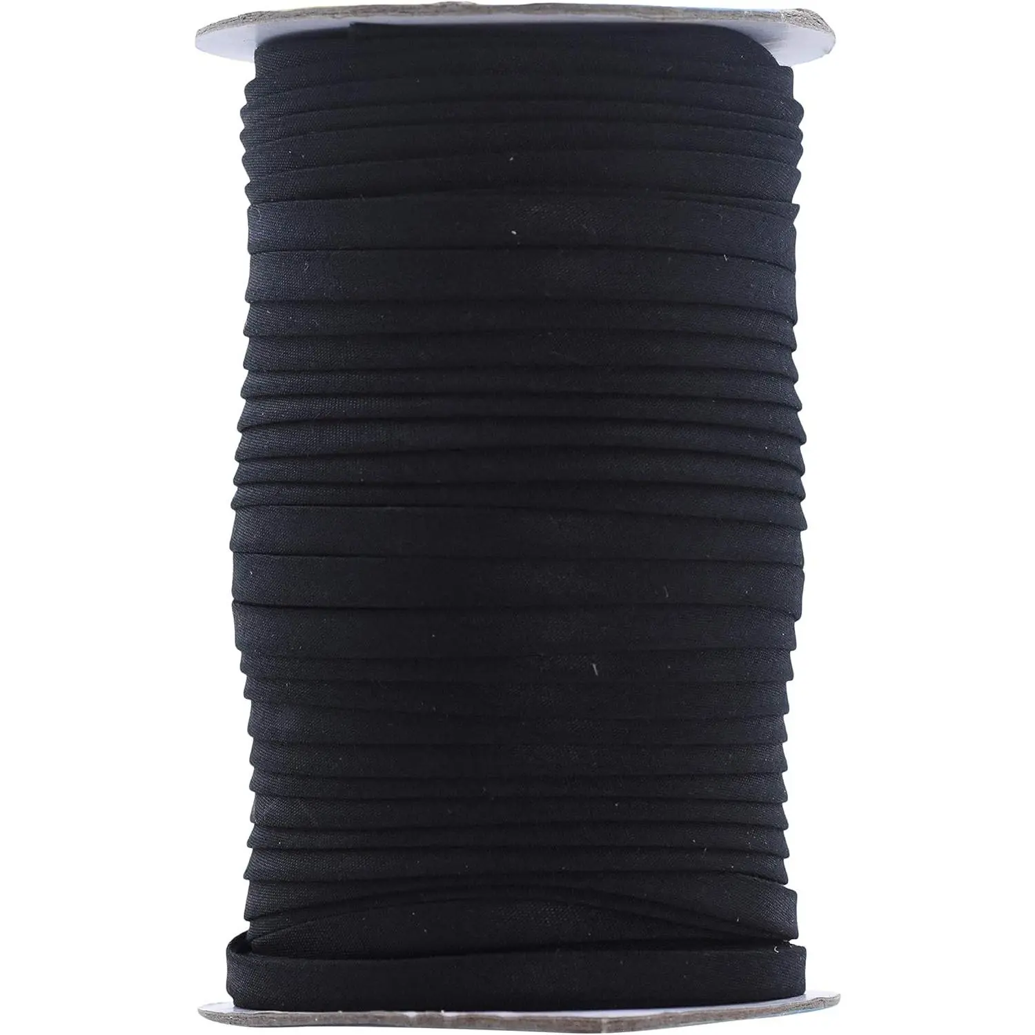 55 Yards 1/4 Inch Black Double Fold Bias Tape for Sewing - Bias Binding Tape for Quilting Binding, Hemming, Seam, Fabric Piping