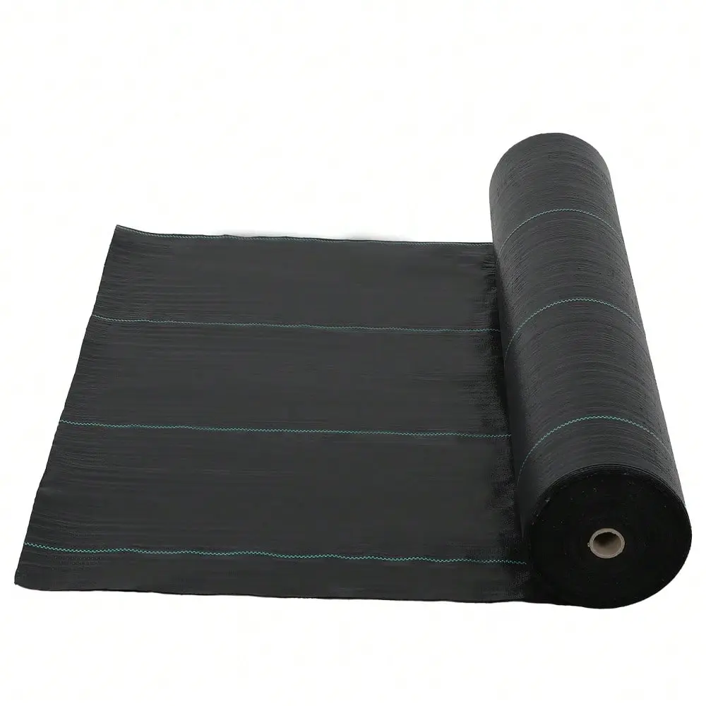 Gaomon Professional Polypropylene Geotextile Weed Barrier - Resistant Outdoor Fabric for Gardens, Lawns, Tear-Resistant, 1800ft² Coverage, Easy Installation, Exterior Maintenance, Effective Weed Control, Controls Weeds