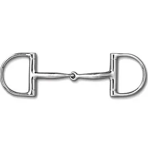 Myler Dee without Hooks with Stainless Steel Snaffle MB 09