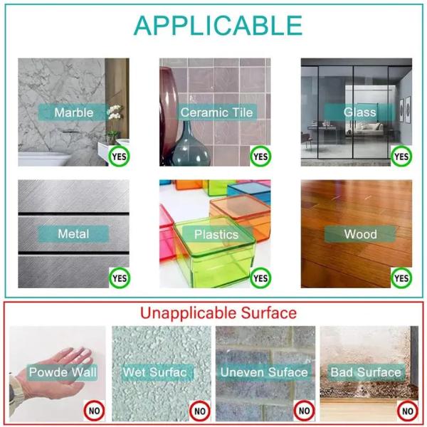 Double-Sided Heavy-Duty Tape (9.85 feet), Nano Double-Sided Tape, Transparent Mounting Tape, Reusable Waterproof Tape, No-Trace Magic Tape, Picture Hanging Adhesive Strips, Ideal for Home Decor Projects