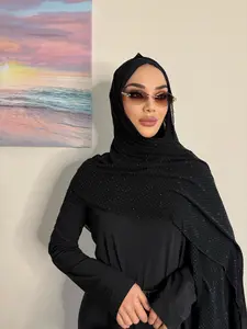 Premium quality ready-made hijabs from the Arab Emirates with stones