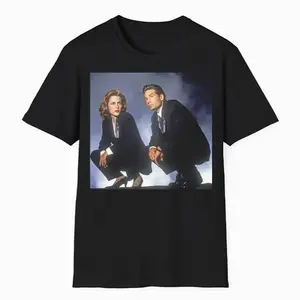 Dana Scully and Fox Mulder X Files 1993 Movie Shirts, Science Fiction Movie Scully and Mulder Shirt, X-Files Series Gift for Fans