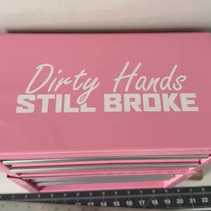 Dirty hands still broke decal