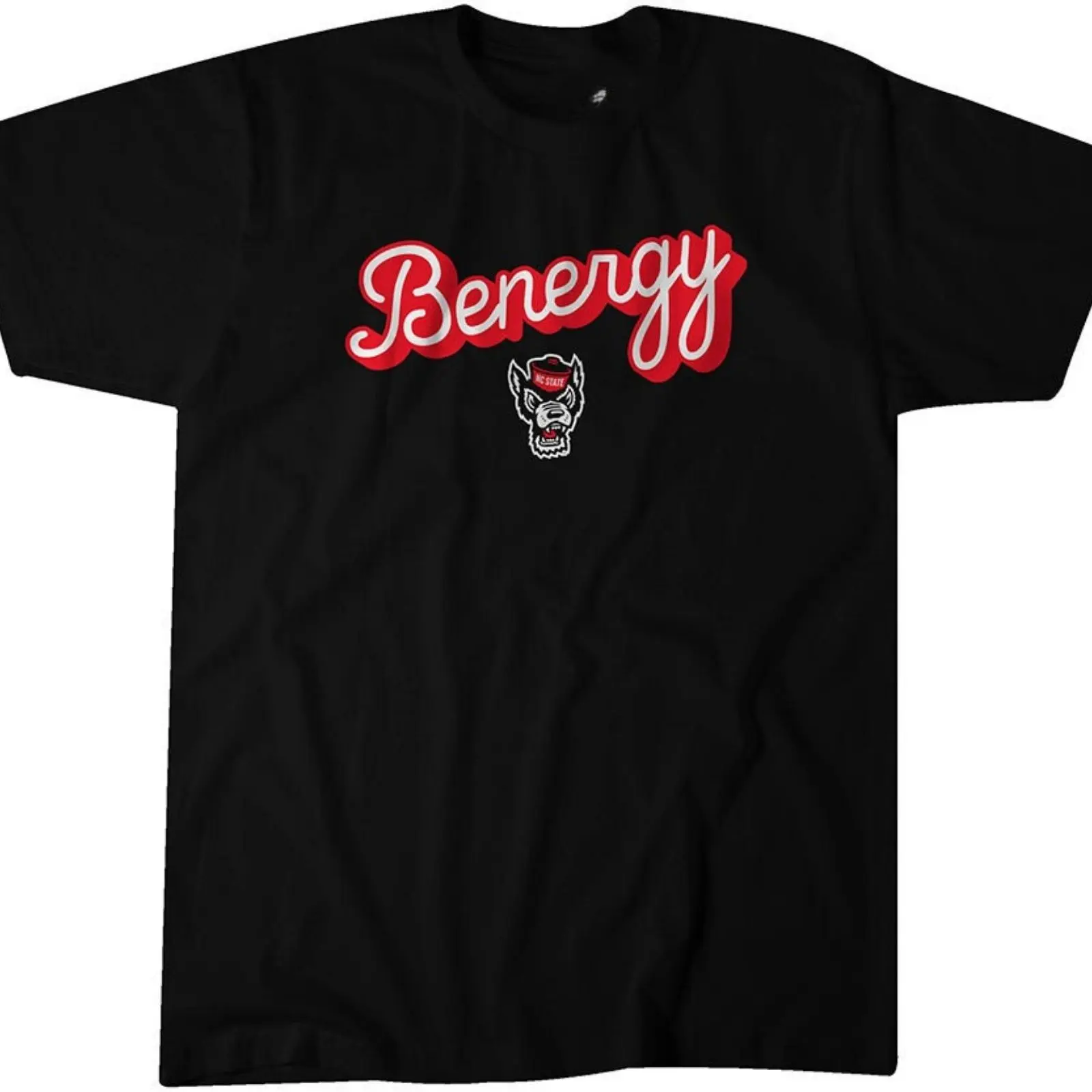 NC STATE Basketball Ben Middlebrooks Benergy T Shirt, Vintage Basketball, casual short sleeve crew neck t-shirt, Retro Style, up to 5XL, Full Color