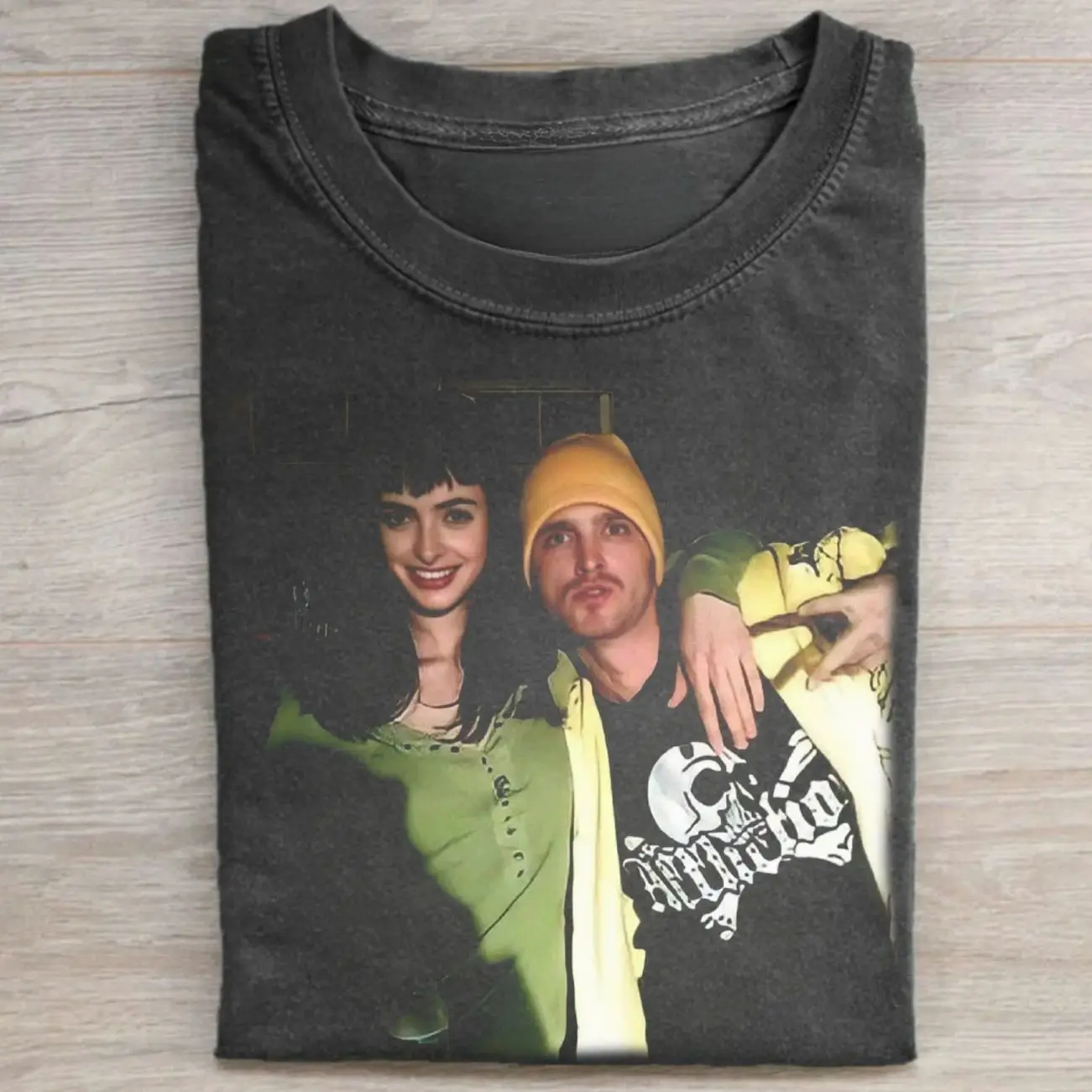 Gildan Men's Fitted Short-Sleeve Round Neck Cotton T-Shirt - Lightweight Casual Streetwear Tops with Digital Breaking Bad Jesse Pinkman & Jane Margolis Retro Graphic Vintage Merch, Cold Wash Only, Do Not Dry Clean, Cute, Print