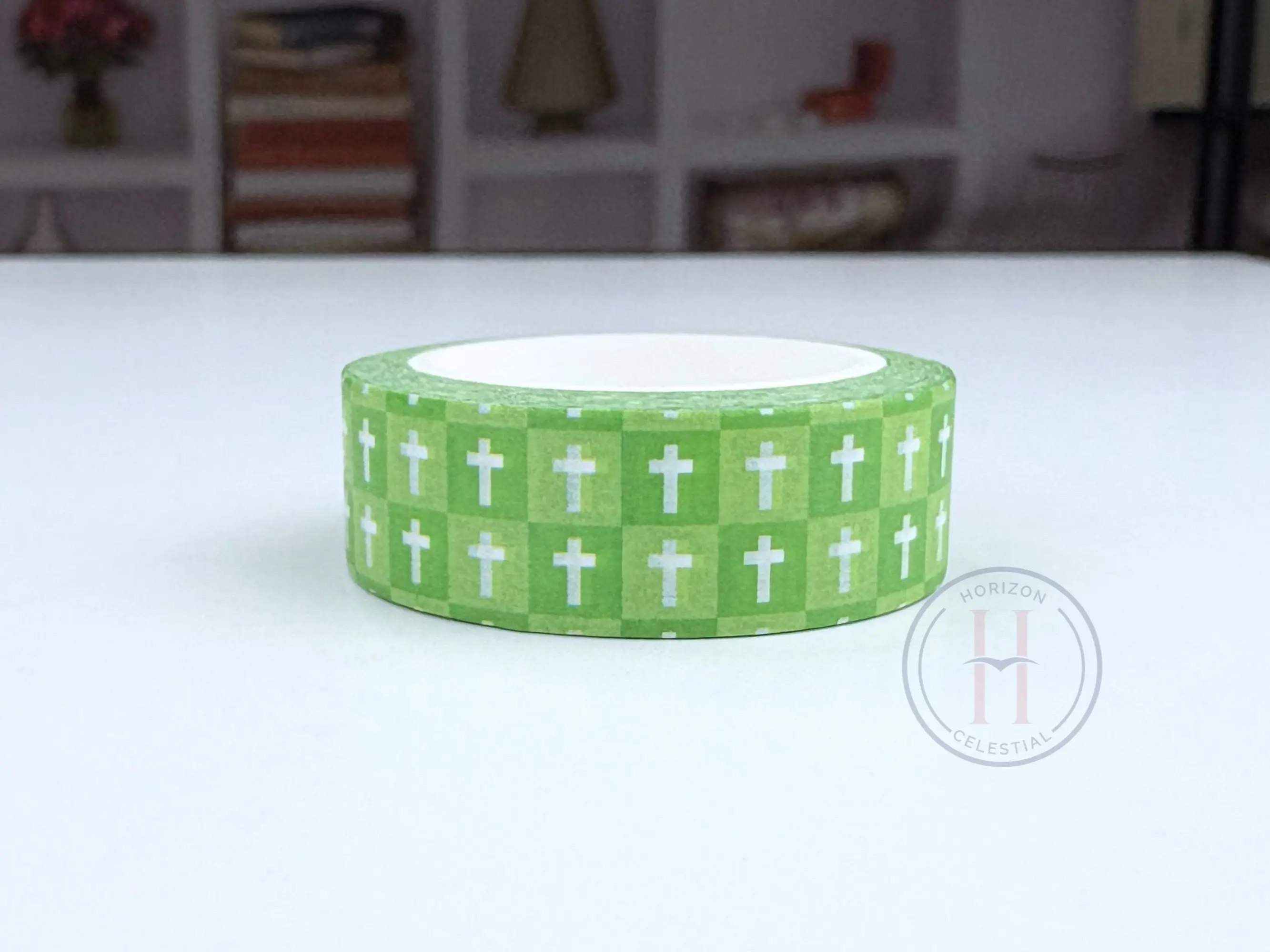 Checkered Faith Washi Tape: Christian Planner Scrapbook Tape (15mmx10m)