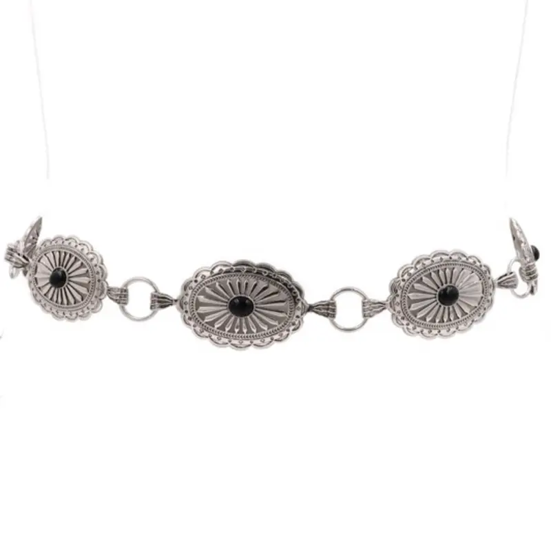 Silver Chain Western Belt