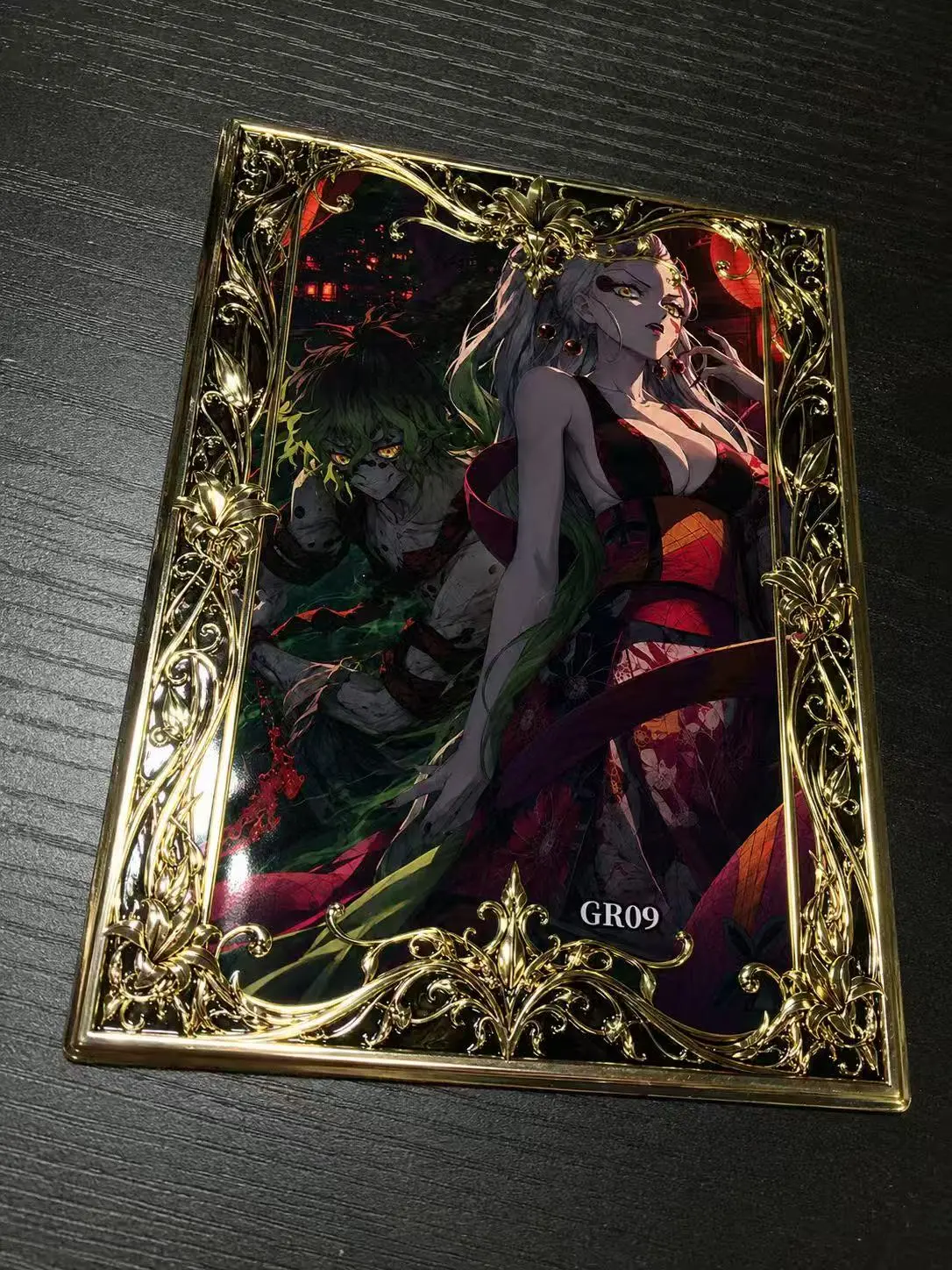 Demon Slayer Metal Card Blind Box, 3-Pack Collectible Card Set with Character Art, No