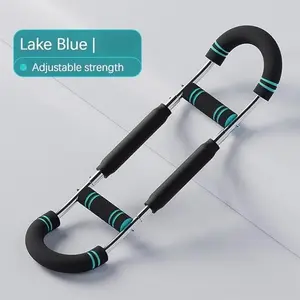 Upper body exercise equipment, home fitness, compact arm trainer, adjustable chest expander, portable power, arm and chest workout device, detachable design, fitness equipment for men and women for upper body training.