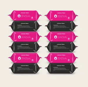 Zenzsual Intimate Cleansing Wipes (12 Pack Bundle)
