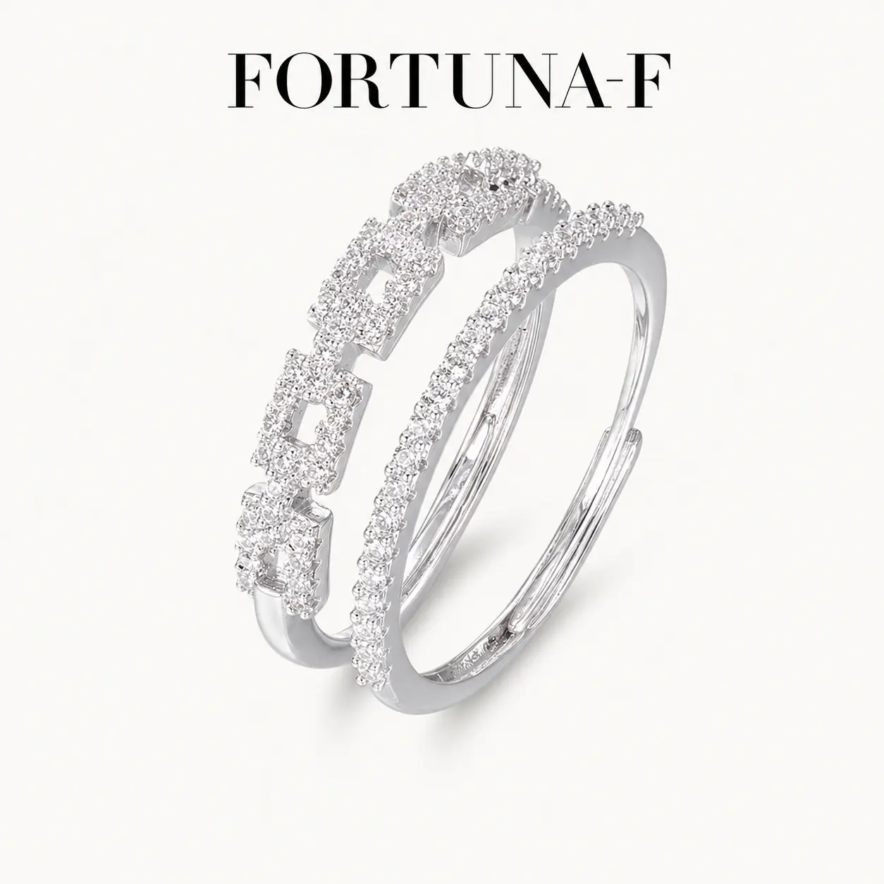FORTUNA-F 78-Stone Round Moissanite Hoop Earrings for Women, Asymmetrical Geometric Hoops with Show-Stopping Sparkle
