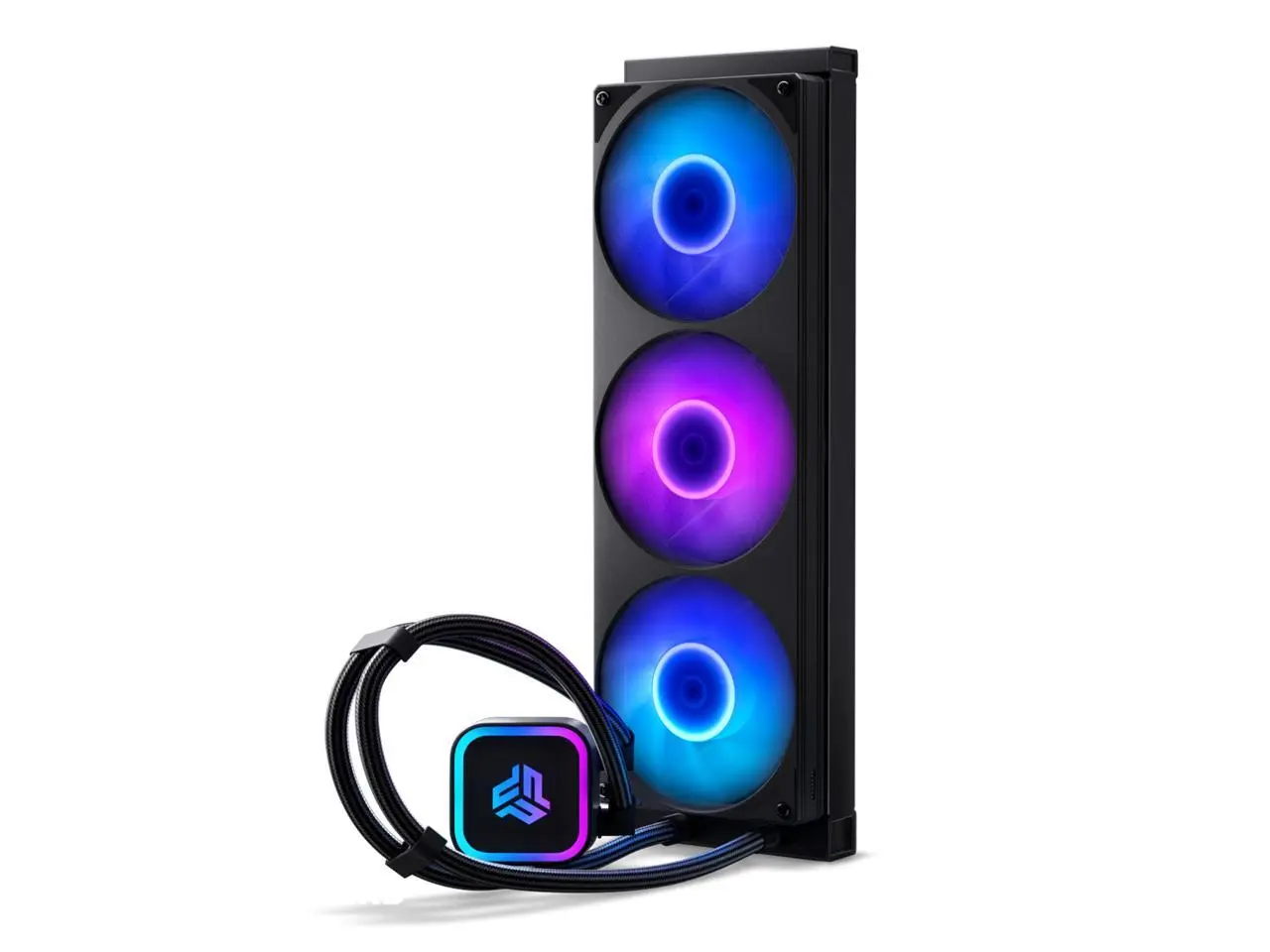 Phanteks Glacier One 360S25-SE AIO Liquid CPU Cooler, 360 ARGB fan, Black