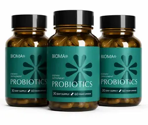 Bioma Probiotics 60 Capsules – 3-in-1 Gut Health Supplement for Digestive Support, Microbiome Balance & Immune Support