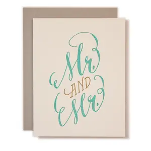 Mr. & Mr. Wedding Card