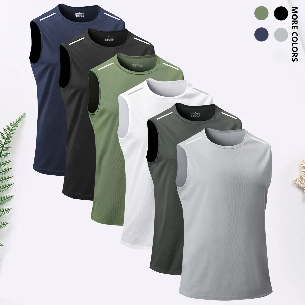 ZD2501 - Light Gray + Dark Gray + White + Green + 