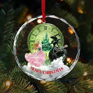 Custom Wicked Ornament 2025 Glinda Elphaba Tree Keepsake, Theater Lover Christmas Gift