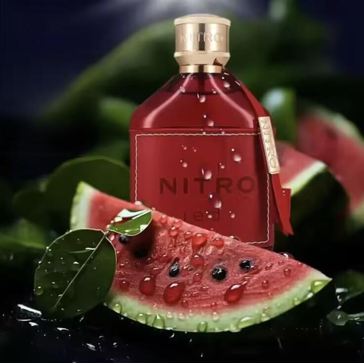 NITRO red Mens Eau deParfum I 3.4 Oz(100ML) I Long Lasting Fragrance- Ozonic -Aquatic - Woody & Fruity Notes I LuxuryPerfume for Men - Fruit,Woody, Floral andLong Lasting Cologne - Long Lasting Mist &Body Spray