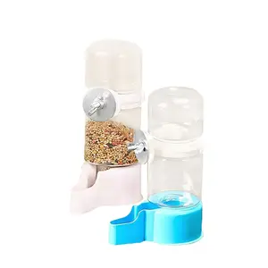 Automatic Bird Waterer Dispenser, Parrot Feeder, Transparent PP Material, Durable Food & Water Bottle, Cage Accessories for Birds