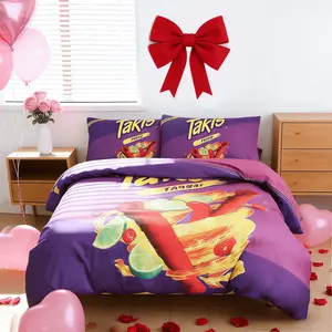 Takis Hot Wave Snack Theme, Lightweight All-Season Suitable, Perfect Gift for Friends and Family, Ideal for Sofa, Bed, Camping, Travel