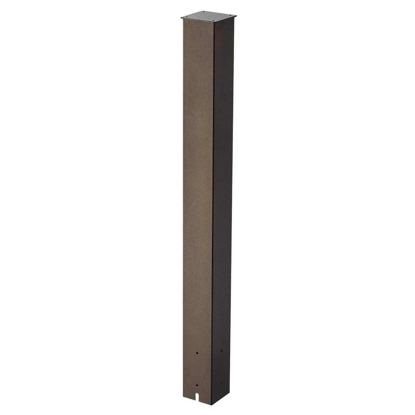 【DealsForYouDays】VEVOR Sturdy Steel Mailbox Post, 43x4x4 In Powder-Coated In-Ground Mounting Stand Kit with Screws & Manual, All-Weather Heavy-Duty Metal Sleeve for Residential Curbside Outside Use, Easy Install, Bronze, Boosts City-Style Curb Appeal, Qui