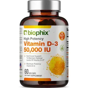 Vitamin D-3 50000 IU High-Potency 60 Vegetarian Capsules Vitamin D-3 50000 IU High-Potency 60 Vegetarian Capsules