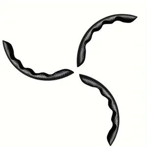 Car Steering Wheel Cover, Carbon Fiber Pattern Car Steering Wheel Protector, Universal Car Interior Accessories for Men and Women, Car Interior Kit