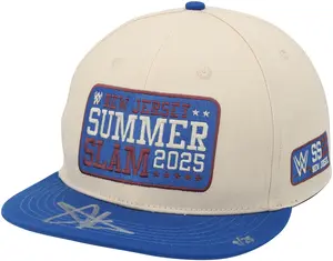 John Cena WWE Autographed Cream 2025 SummerSlam Cap - Limited Edition of 25 - Fanatics Authentic Certified
