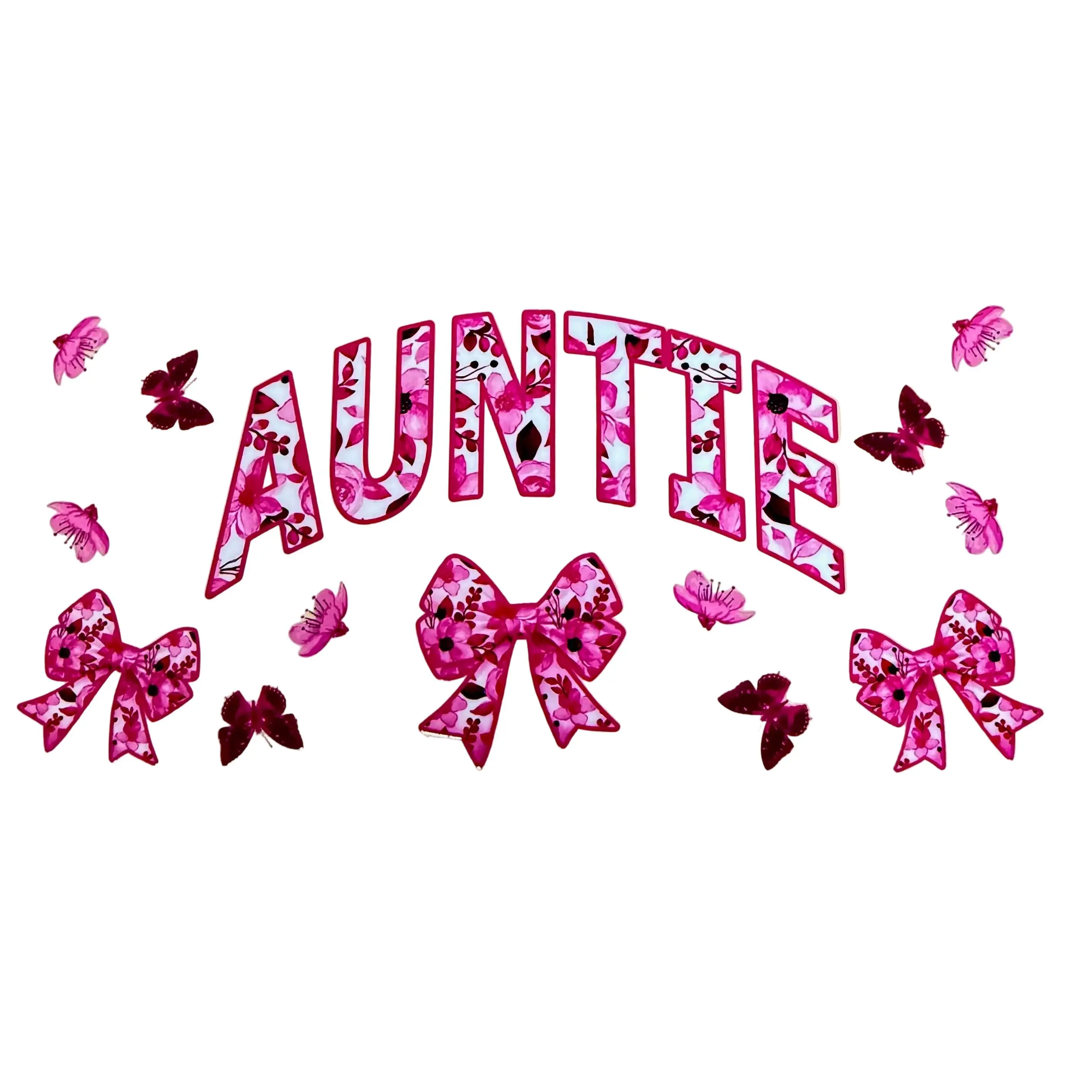 C271- (1PC) AUNTIE 16OZ UV DTF Transfer Wrap/Sticker for Cup/Tumbler