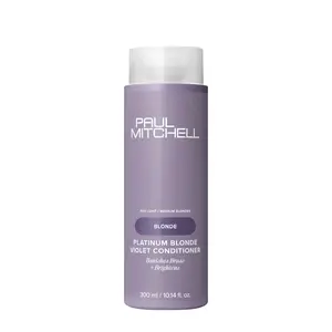 Paul Mitchell Platinum Blonde Violet Scented Aroma Liquid Conditioner - Banishes Brass, Brightens, Ideal for Light to Medium Blonde, Silver Hair (For Color & Chemically Treated Hair)