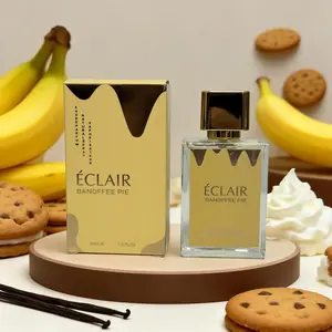Dubai Style Banoffee Pie Unisex Perfume, 30ML, Long-Lasting Floral Fruit Sweet Scent, Floral Fruity Fragrance, Banana, Cream, Vanilla, Caramel, Cookie, Ideal Gift
