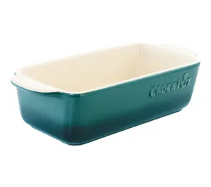Crock Pot Artisan 1.25qt Rectangular Stoneware Bake Pan Teal