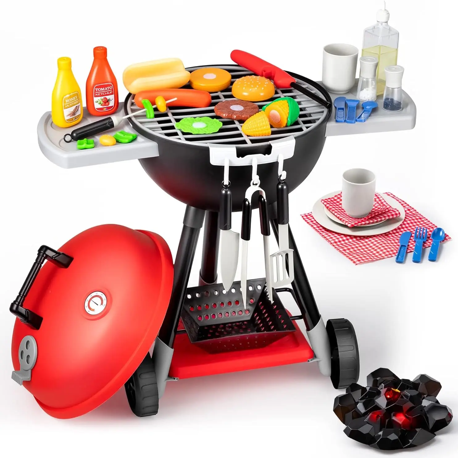 34Pcs BBQ Play Grill