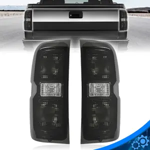 Smoke Lens Tail Lights For Chevy Silverado GMC Sierra 2014-2019 #GM2801261