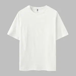 Solid White Crew Neck Menswear Top
